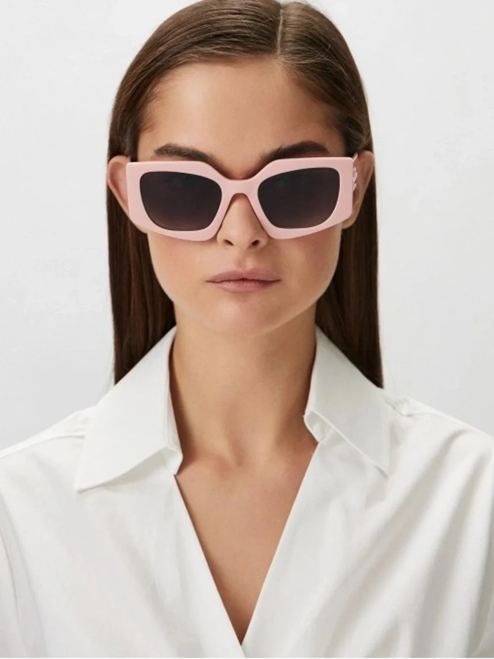 New Marc Jacobs MARC774/S 35J9O Pink Frame Cat Eye Sunglasses Authentic
